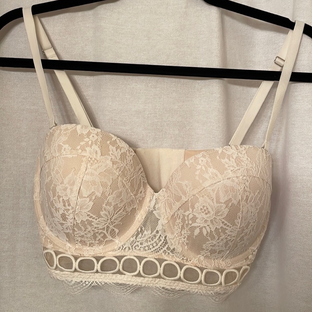Victoria’s Secret dream Angels multiway multipurpose 34DD Beige nude strapless l